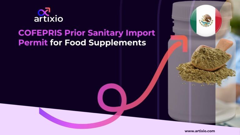 COFEPRIS Prior Sanitary Import Permit for Food Supplements
