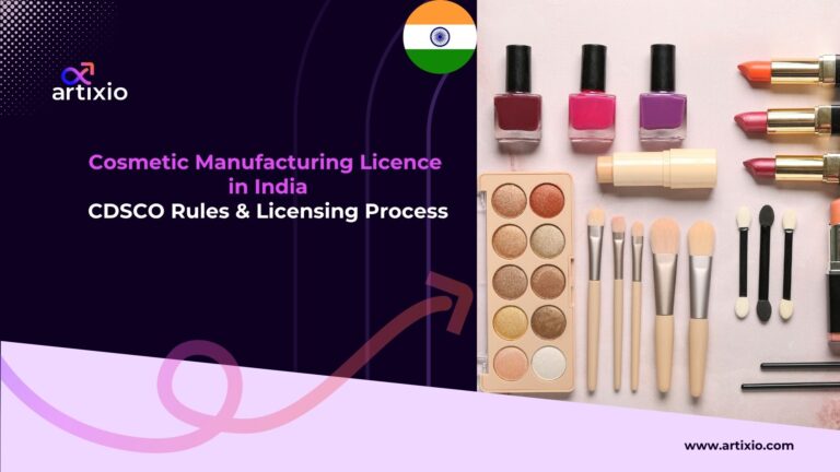 Cosmetic manufacturing licence in India under CDSCO rules