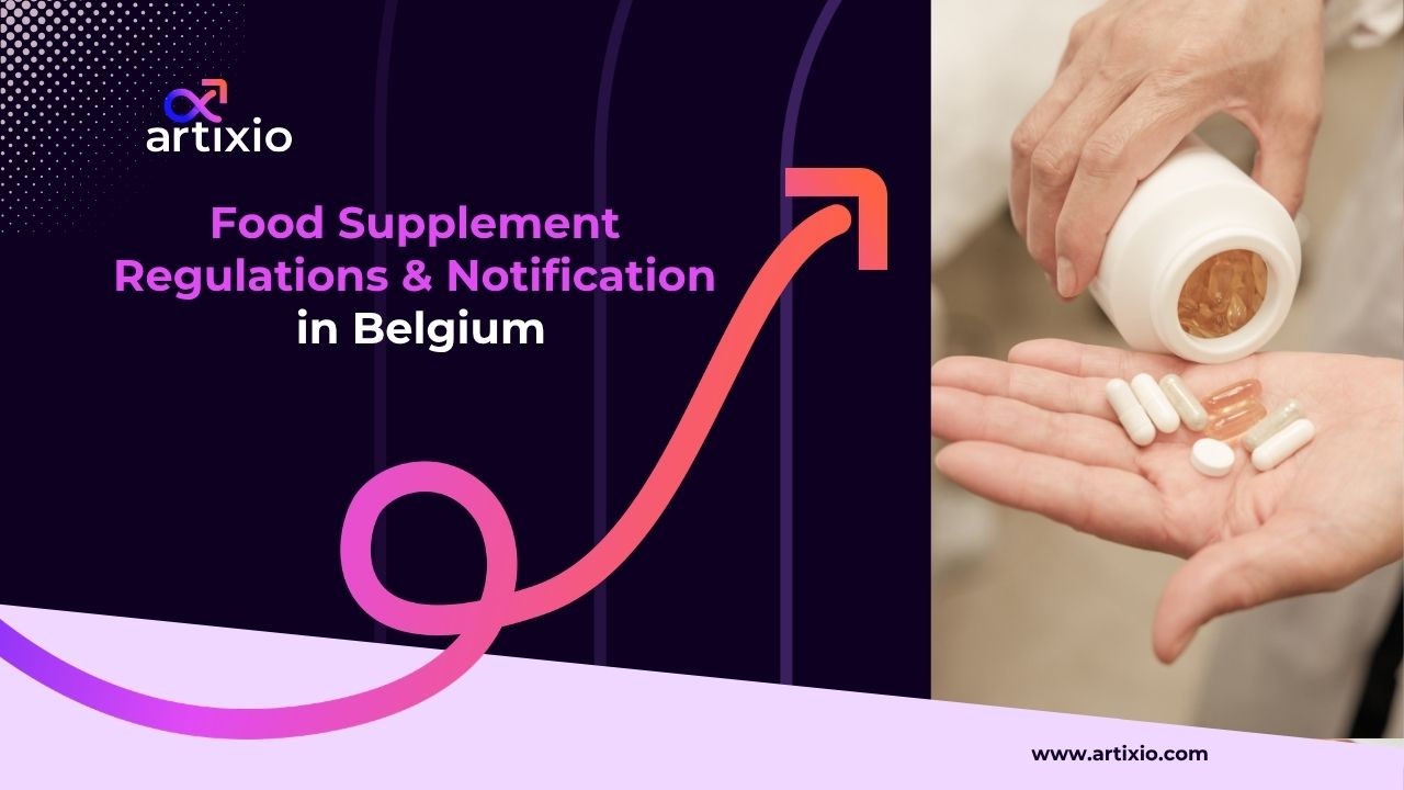 Food supplement regulations and notification in Belgium