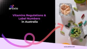 Vitamin regulations and AUST label numbers in Australia